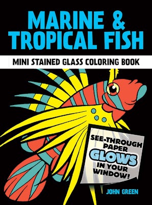 Marine & Tropical Fish Mini Stained Glass Coloring Book