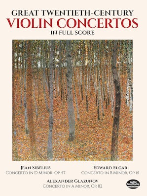 Great Twentieth-Century Violin Concertos in Full Score