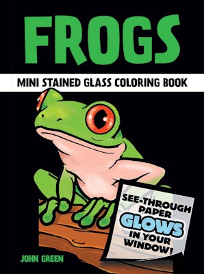 Frogs Mini Stained Glass Coloring Book