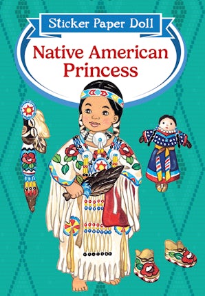 Native American Princess Sticker Paper Doll