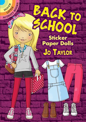Back to School Sticker Paper Dolls