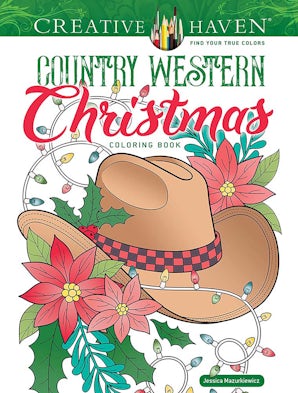 Creative Haven Country Western Christmas Coloring Book