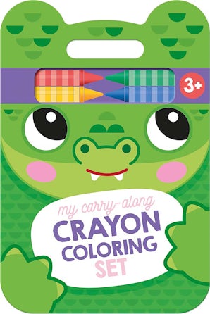 My Carry-Along Crayon Coloring Set: Crocodile & Friends (Ages 3+)