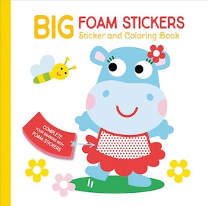 Big Foam Stickers: Sticker & Coloring Book (Hippo & Friends)