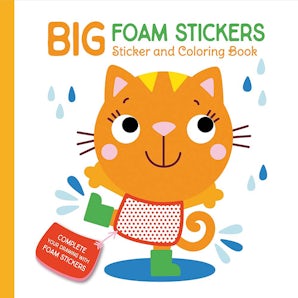 Big Foam Stickers: Sticker & Coloring Book (Cat & Friends)
