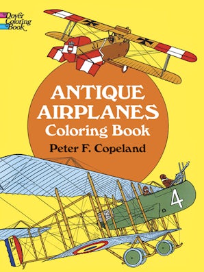 Antique Airplanes Coloring Book