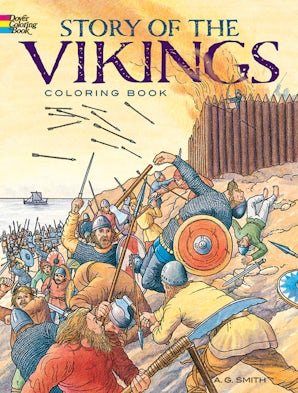 Story of the Vikings Coloring Book
