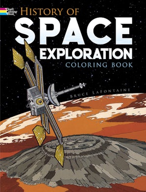 History of Space Exploration Coloring Book