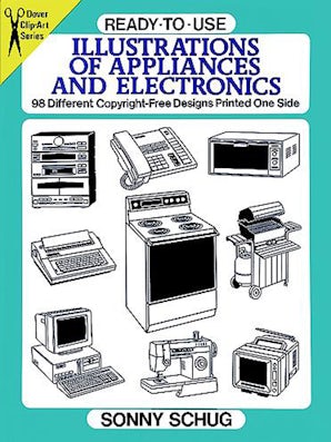 Ready-to-Use Illustrations of Appliances and Electronics