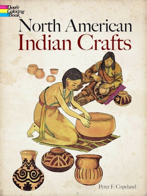 North American Indian Crafts Coloring Book