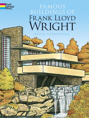 Famous Buildings of Frank Lloyd Wright Coloring Book