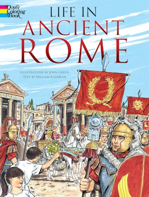 Life in Ancient Rome Coloring Book