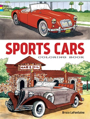 Sports Cars Coloring Book