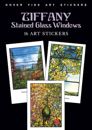 Dover Fine Art Stickers: Tiffany Stained Glass Windows