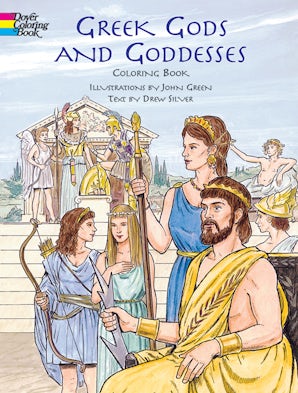 Greek Gods and Goddesses Coloring Book