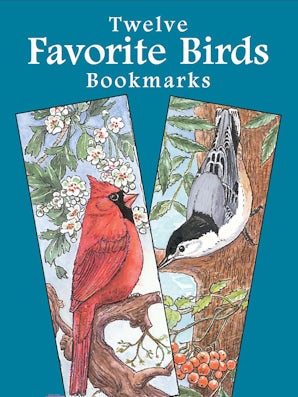 Twelve Favorite Birds Bookmarks