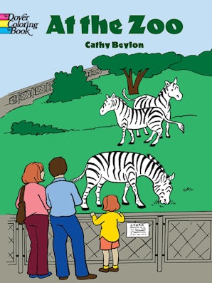 At the Zoo Coloring Book