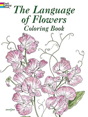 The Language of Flowers Coloring Book