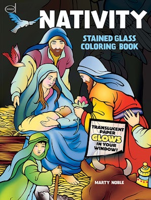 Nativity Stained Glass Coloring Book