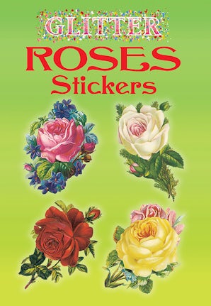 Glitter Stickers: Roses