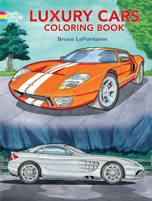 Luxury Cars Coloring Book