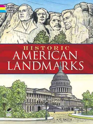 Historic American Landmarks Coloring Book