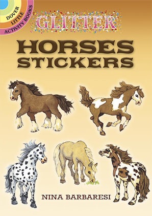Glitter Stickers: Horses