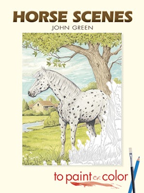 Horse Scenes to Paint or Color