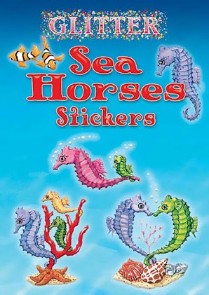 Glitter Sea Horses Stickers