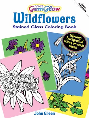 Wildflowers GemGlow Stained Glass Coloring Book