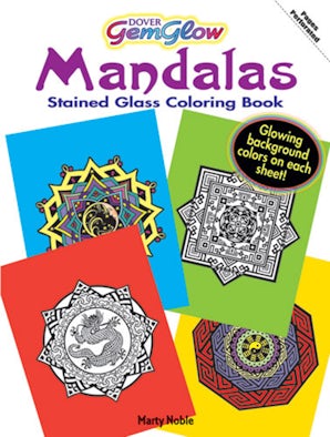 Mandalas GemGlow Stained Glass Coloring Book