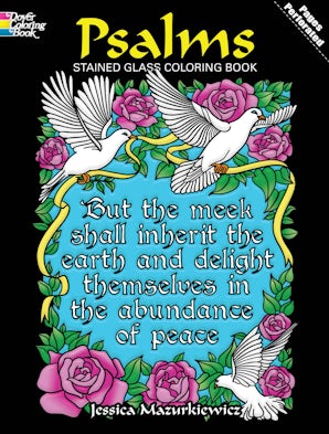 Psalms Stained Glass Coloring Book