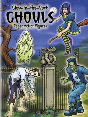 Glow-in-the-Dark Ghouls Paper Action Figures