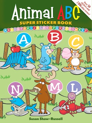 Animal ABC Super Sticker Book