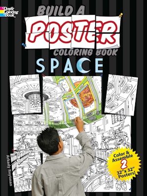 Build a Poster Coloring Book--Space