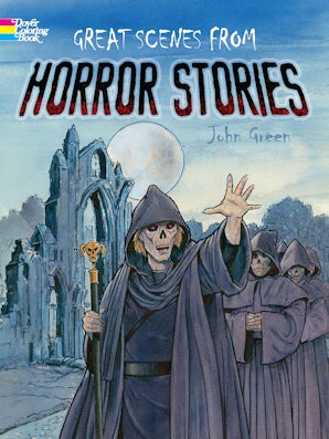 Great Scenes from Horror Stories Coloring Book
