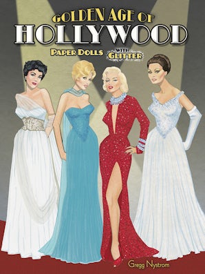 Golden Age of Hollywood Paper Dolls with Glitter!