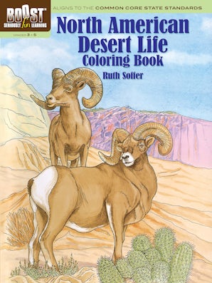BOOST North American Desert Life Coloring Book
