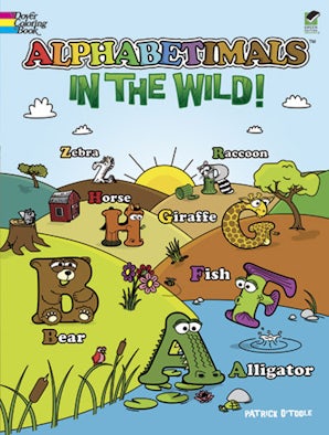 Alphabetimals -- In the Wild! Coloring Book