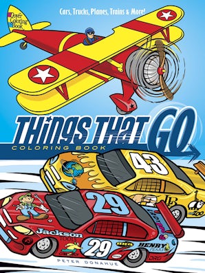 Things That Go Coloring Book