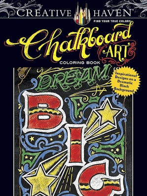 Creative Haven Chalkboard Art Coloring Book