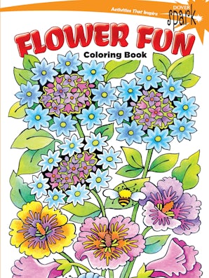 SPARK Flower Fun Coloring Book