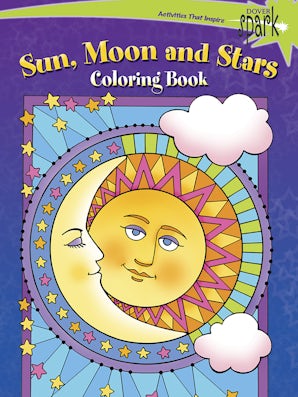 SPARK Sun, Moon and Stars Coloring Book