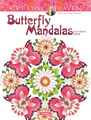 Creative Haven Butterfly Mandalas Coloring Book