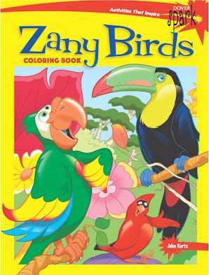 SPARK Zany Birds Coloring Book