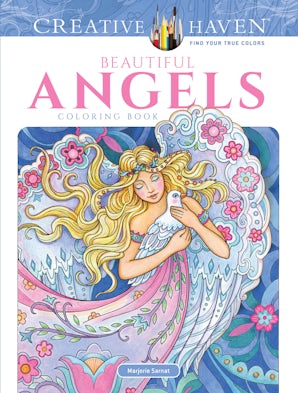 Creative Haven Beautiful Angels Coloring Book