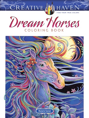 Creative Haven Dream Horses Coloring Book