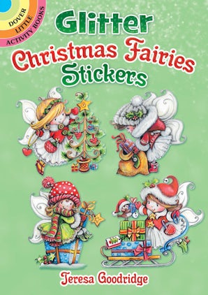 Glitter Christmas Fairies Stickers