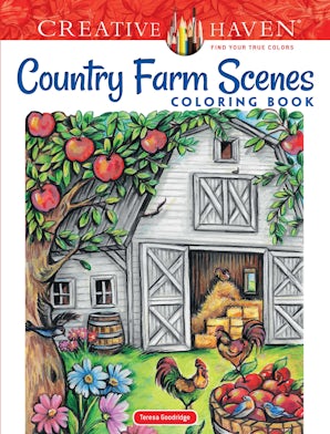 Creative Haven Country Farm Scenes Coloring Book