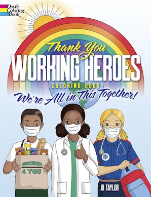 Thank You Working Heroes Coloring Book